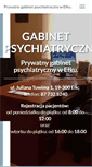 Mobile Screenshot of gabinetpsychiatryczny.com